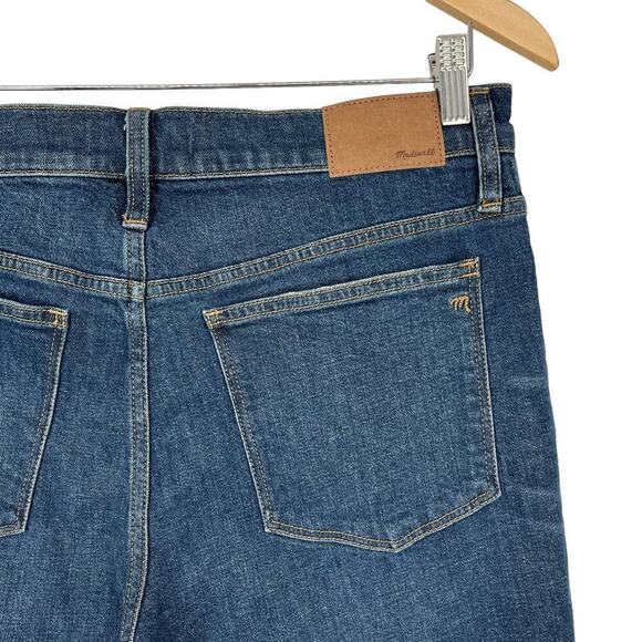 Madewell Jeans Tomboy Straight Leg in Callan Wash‎ Dark Size 28 - Picture 8 of 10